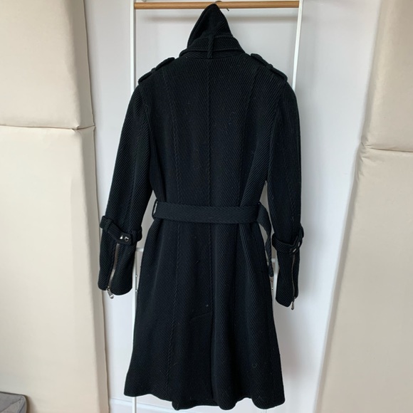 Andrew Marc • Tailored double breasted long coat - Picture 7 of 16